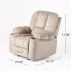 Christopher Knight Home GDFStudio Christopher Knight Home Gannon Fabric Gliding Recliner, Latte(Latte)
