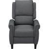 Christopher Knight Home Haddan Fabric Recliner, Charcoal