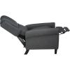 Christopher Knight Home Haddan Fabric Recliner, Charcoal