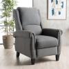 Christopher Knight Home Haddan Fabric Recliner, Charcoal