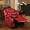 Christopher Knight Home Hawthorne Glider Recliner, Leather, Oxblood Red(Oxblood Red)
