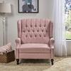 Christopher Knight Home Salome Push Back Recliner, Light Gray, Dark Brown(Light Blush  Dark Brown)