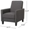 Christopher Knight Home The Darvis Recliner, Smoky