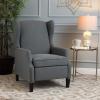 Christopher Knight Home Wescott Traditional Fabric Recliner, Charcoal
