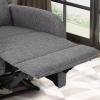 GDFStudio Christopher Knight Home Smith Traditional Recliner, Charcoal Tweed + Black(Charcoal Tweed)