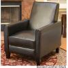 GDFStudio Lucas Space-Saving Leather Recliner | Perfect for Home or Office | Ideal Furnishing Option for Smaller Living Spaces
