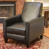 GDFStudio Lucas Space-Saving Leather Recliner | Perfect for Home or Office | Ideal Furnishing Option for Smaller Living Spaces