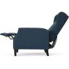 GDFStudio Weyland Wingback Traditional Fabric Recliner (Deep Red) 33.25D x 26.5W x 40H in(Navy Blue)