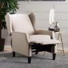 GDFStudio Weyland Wingback Traditional Fabric Recliner (Deep Red) 33.25D x 26.5W x 40H in(Wheat)