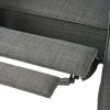 Great Deal Furniture Lucas Grey Recliner Club Chair 34D x 26.75W x 36.25H in
