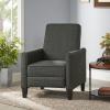 Great Deal Furniture Lucas Grey Recliner Club Chair 34D x 26.75W x 36.25H in