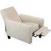 Christopher Knight Home Darvis Fabric Recliner Club Chair, Light Beige 34D x 26.75W x 36.25H in