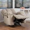 Christopher Knight Home GDFStudio Christopher Knight Home Gannon Fabric Gliding Recliner, Latte(Latte)
