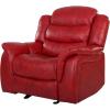 Christopher Knight Home Hawthorne Glider Recliner, Leather, Oxblood Red(Oxblood Red)