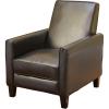 GDFStudio Lucas Space-Saving Leather Recliner | Perfect for Home or Office | Ideal Furnishing Option for Smaller Living Spaces