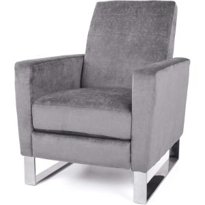 Christopher Knight Home Arvin Push Back High Leg Recliner, Grey