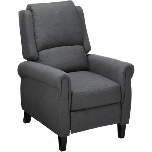 Christopher Knight Home Haddan Fabric Recliner, Charcoal