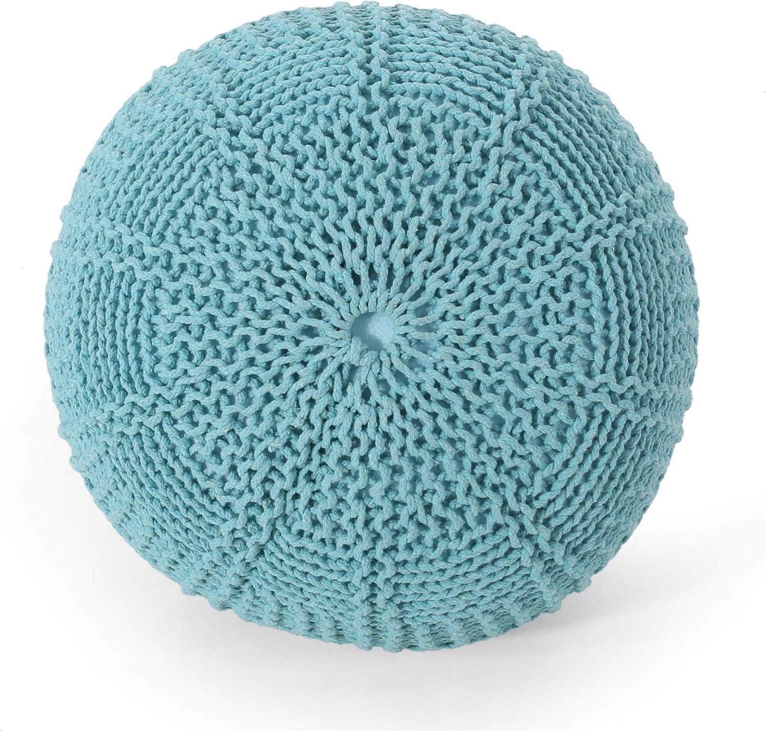 image:imageChristopher Knight Home Hortense Pouf GrayBlue