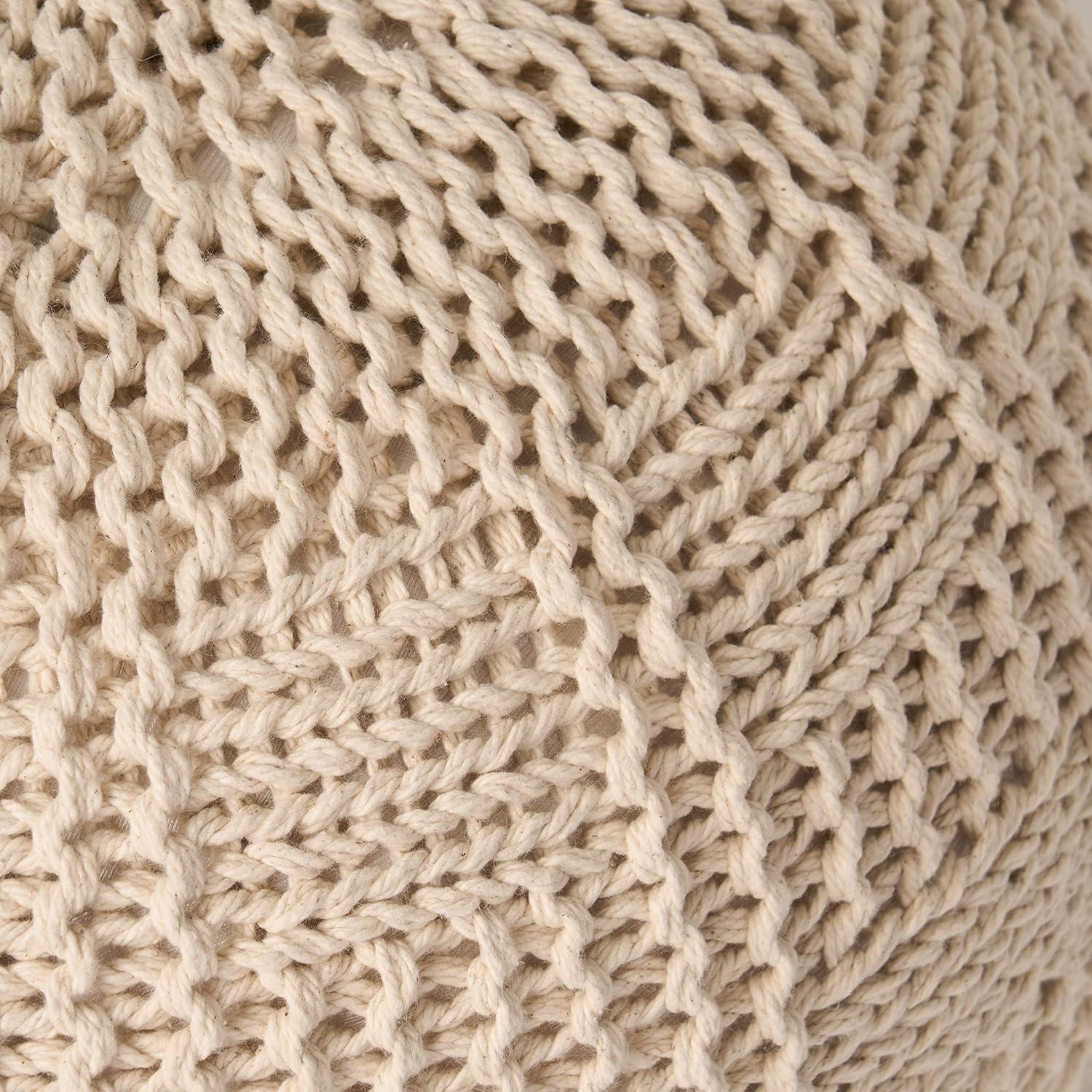 image:imageChristopher Knight Home Hortense Pouf GrayIvory