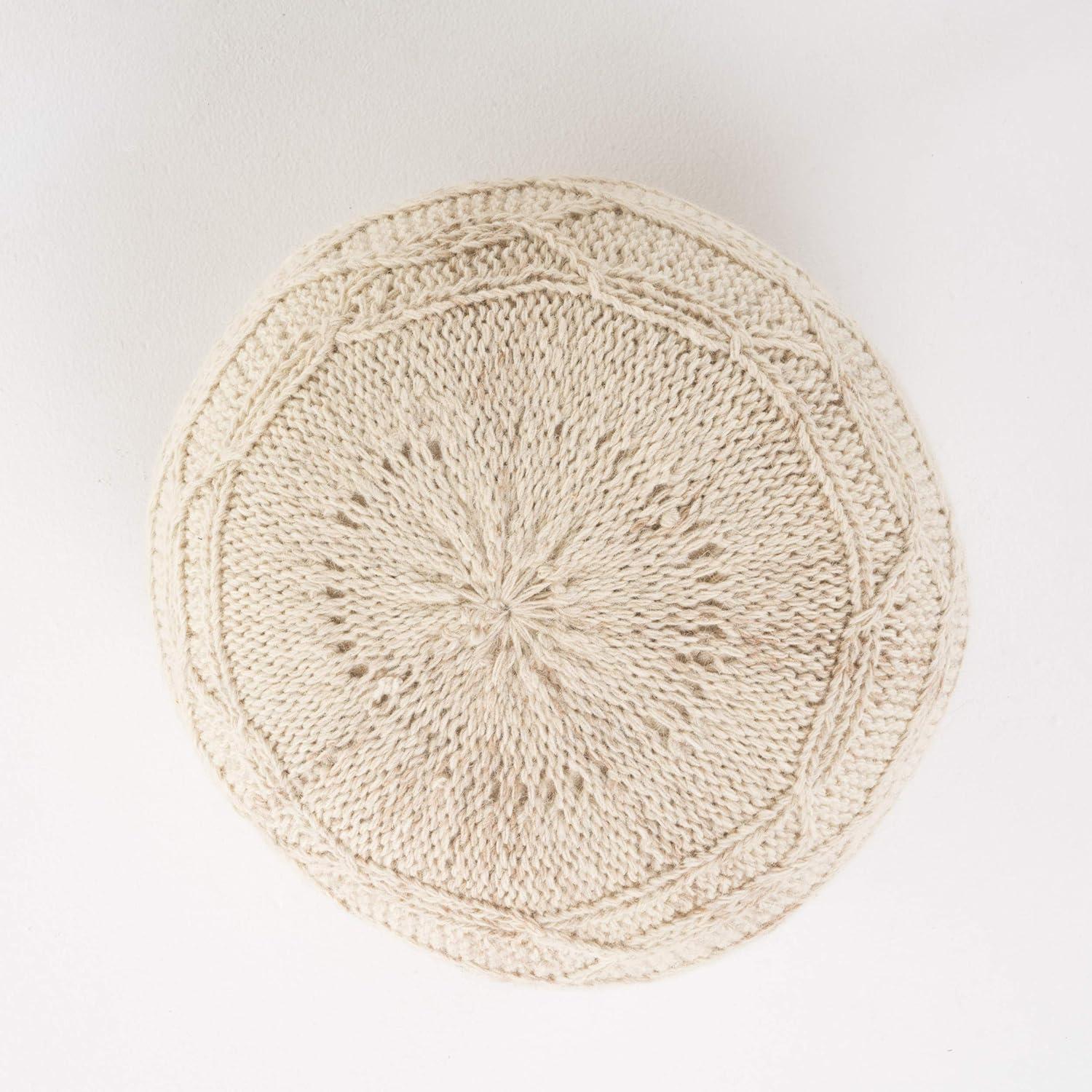 image:imageChristopher Knight Home Malibu Fabric Pouf IvoryIvory