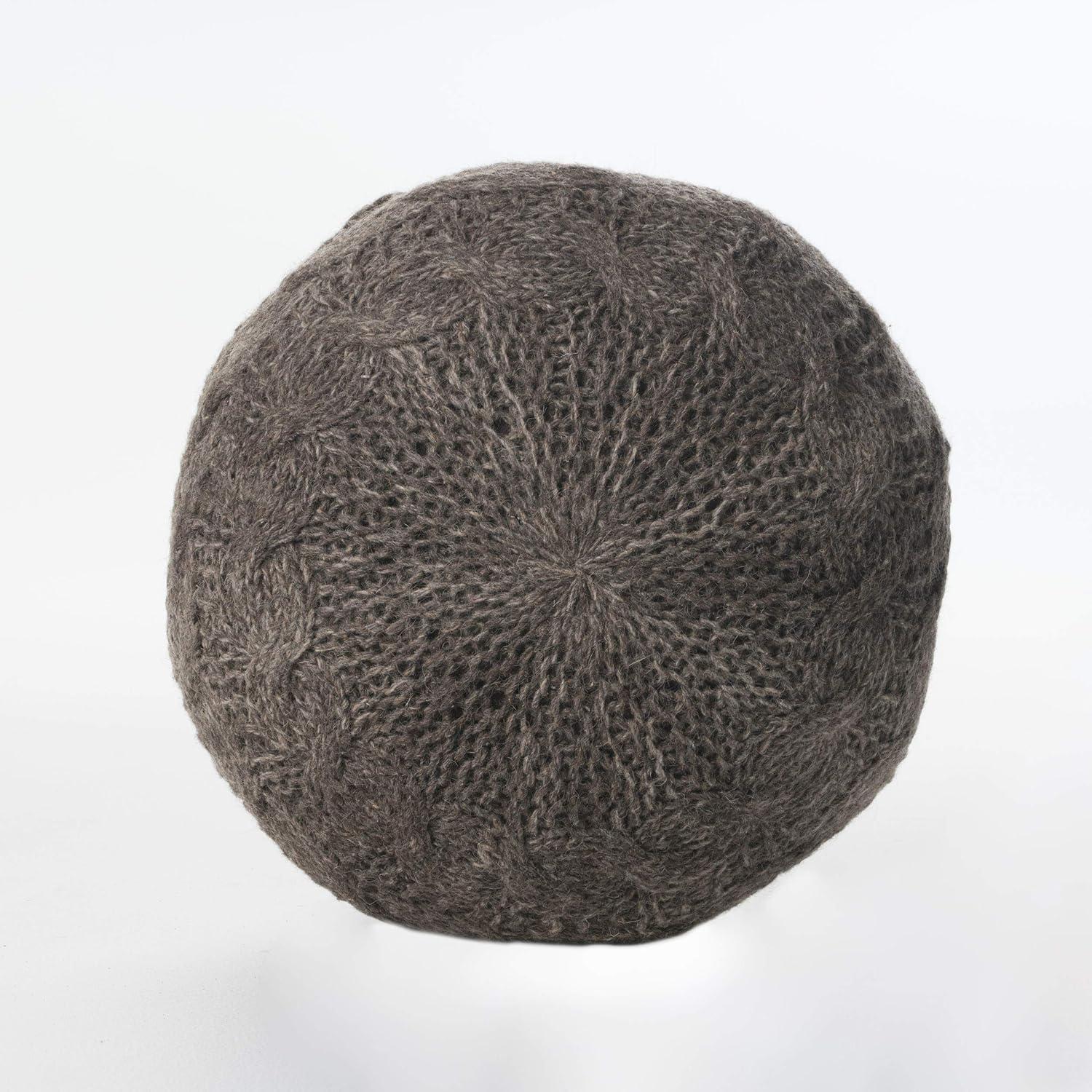 image:imageChristopher Knight Home Malibu Fabric Pouf IvoryLinen