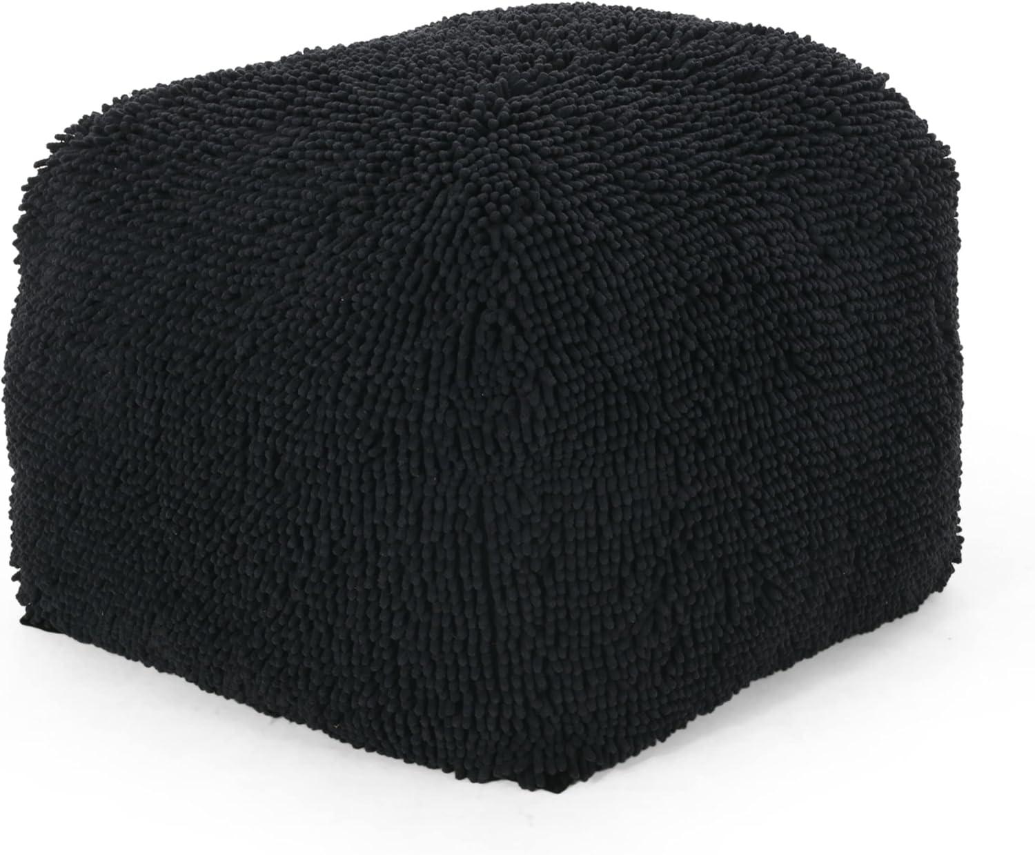 image:imageChristopher Knight Home Moloney Round Pouf Microfiber Chenille LavenderCharcoal