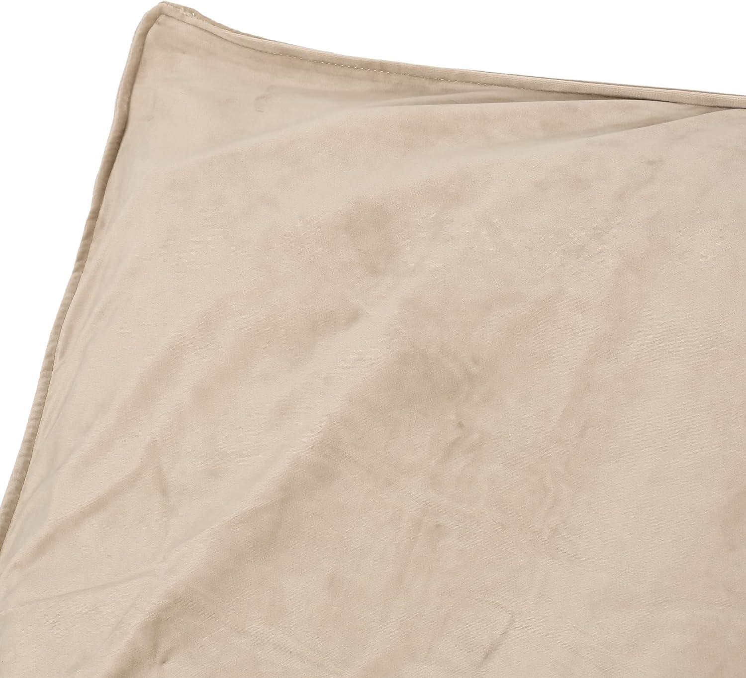 image:imageChristopher Knight Home Velie 2 Seater Oversized Bean Bag Chair with Armrests Velveteen PinkTaupe