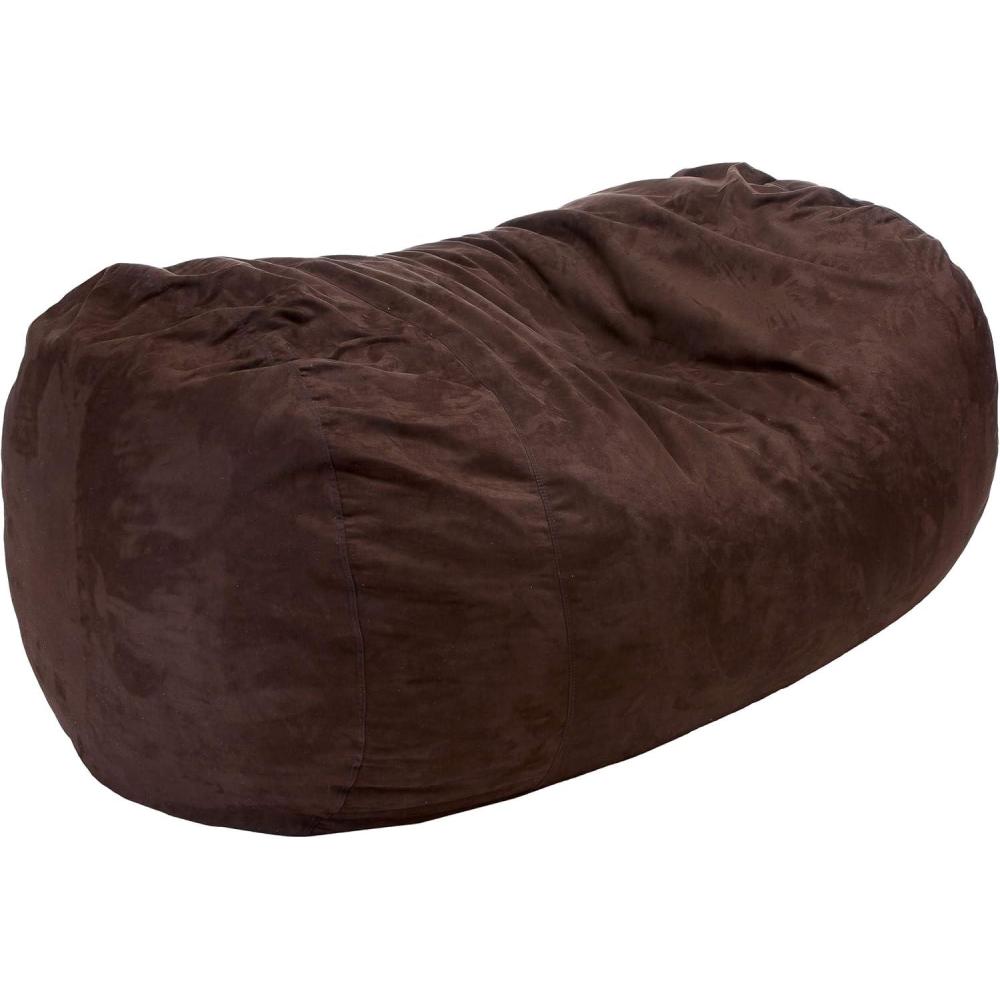 image:imageChristopher Knight Home GDFStudio David Traditional 8 Foot Suede Bean Bag French Roast Brown