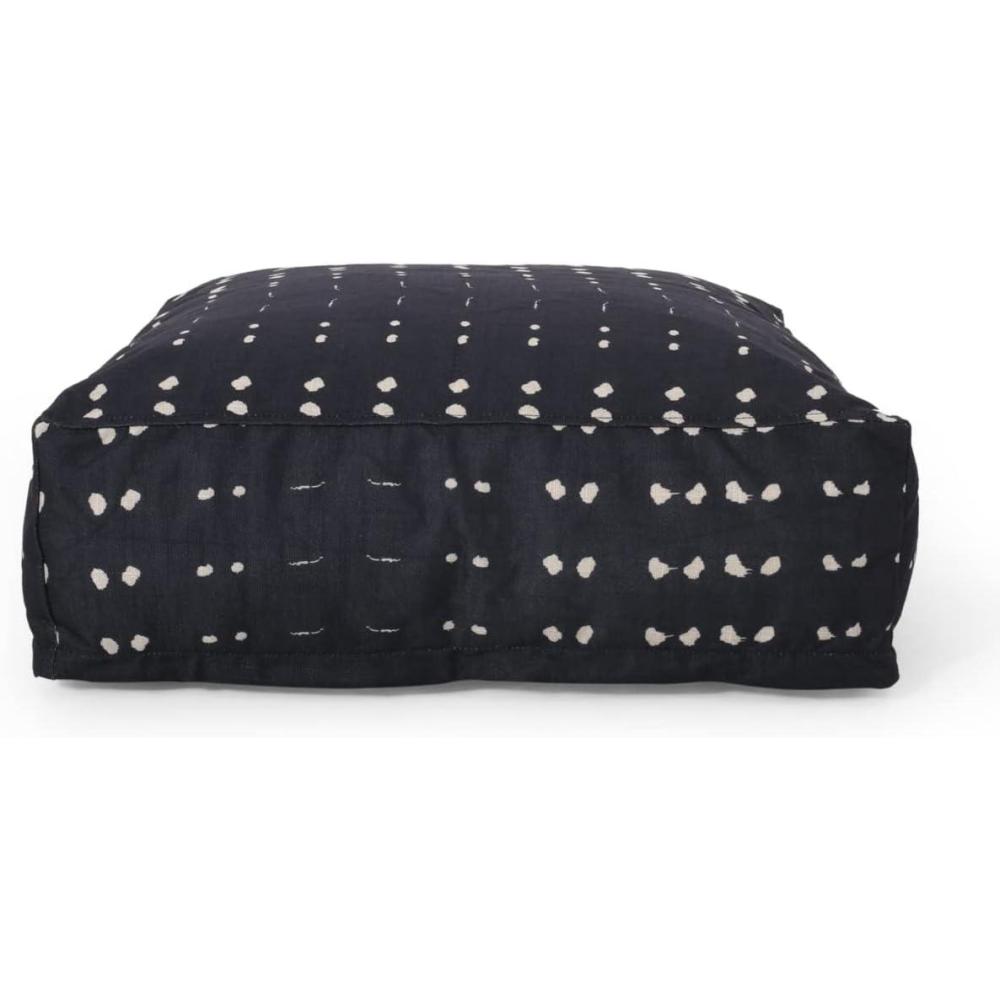 image:imageChristopher Knight Home Ivey Square Pouf Fabric Dark Blue