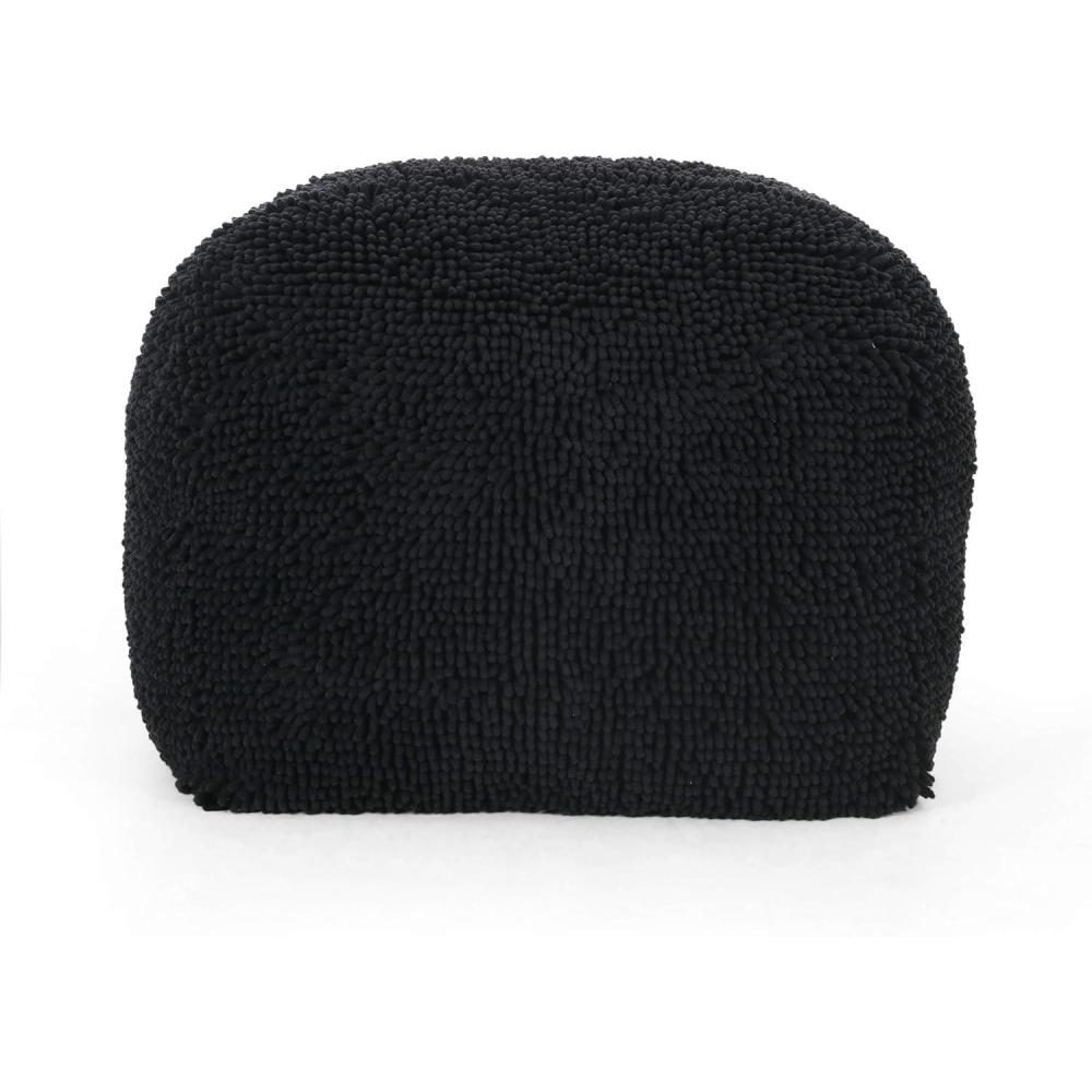 image:imageChristopher Knight Home Moloney Round Pouf Microfiber Chenille LavenderCharcoal