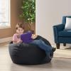 Christopher Knight Home 313639 Bean Bag, Light Gray Small(Black)
