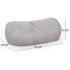Christopher Knight Home Bean Bag, Rose Petal Pink, 7ft(Light Gray)