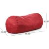 Christopher Knight Home Bean Bag, Rose Petal Pink, 7ft(Red)