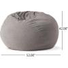 Christopher Knight Home Bean Bag, Yellow(Grey)
