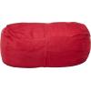Christopher Knight Home CKH Suede Bean Bag, 4′, Kiwi(Chinese Red)