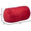 Christopher Knight Home CKH Suede Bean Bag, 4′, Kiwi(Chinese Red)