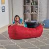 Christopher Knight Home CKH Suede Bean Bag, 4′, Kiwi(Chinese Red)