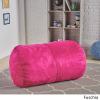 Christopher Knight Home CKH Suede Bean Bag, 4′, Kiwi(Fuschia)