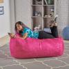 Christopher Knight Home CKH Suede Bean Bag, 4′, Kiwi(Fuschia)
