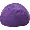 Christopher Knight Home CKH Suede Bean Bag, 4′, Kiwi(Purple)