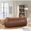 Christopher Knight Home GDFStudio David Traditional 8 Foot Suede Bean Bag, French Roast Brown