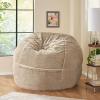Christopher Knight Home Greyrock 5 Foot Winter Bean Bag – Brown/Beige(Snow White + Beige)