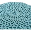 Christopher Knight Home Hortense Pouf, Gray(Blue)
