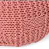 Christopher Knight Home Hortense Pouf, Gray(Coral)