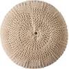 Christopher Knight Home Hortense Pouf, Gray(Ivory)