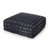 Christopher Knight Home Ivey Square Pouf – Fabric – Dark Blue