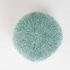 Christopher Knight Home Malibu Fabric Pouf, Ivory(Aqua)
