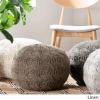 Christopher Knight Home Malibu Fabric Pouf, Ivory(Linen)
