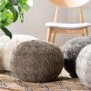 Christopher Knight Home Malibu Fabric Pouf, Ivory(Linen)