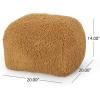 Christopher Knight Home Moloney Round Pouf – Microfiber Chenille – Lavender(Yellow)